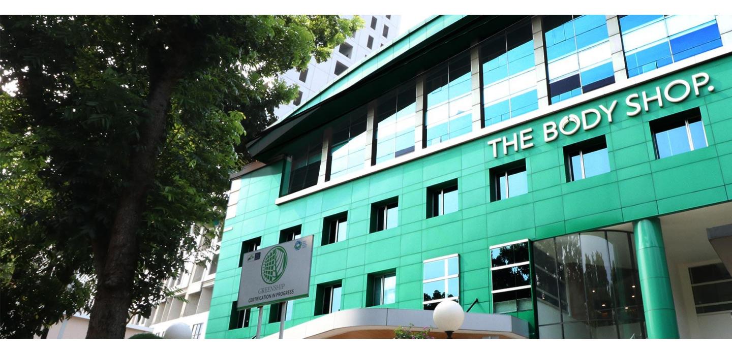 GREEN OFFICE THE BODY SHOP INDONESIA!