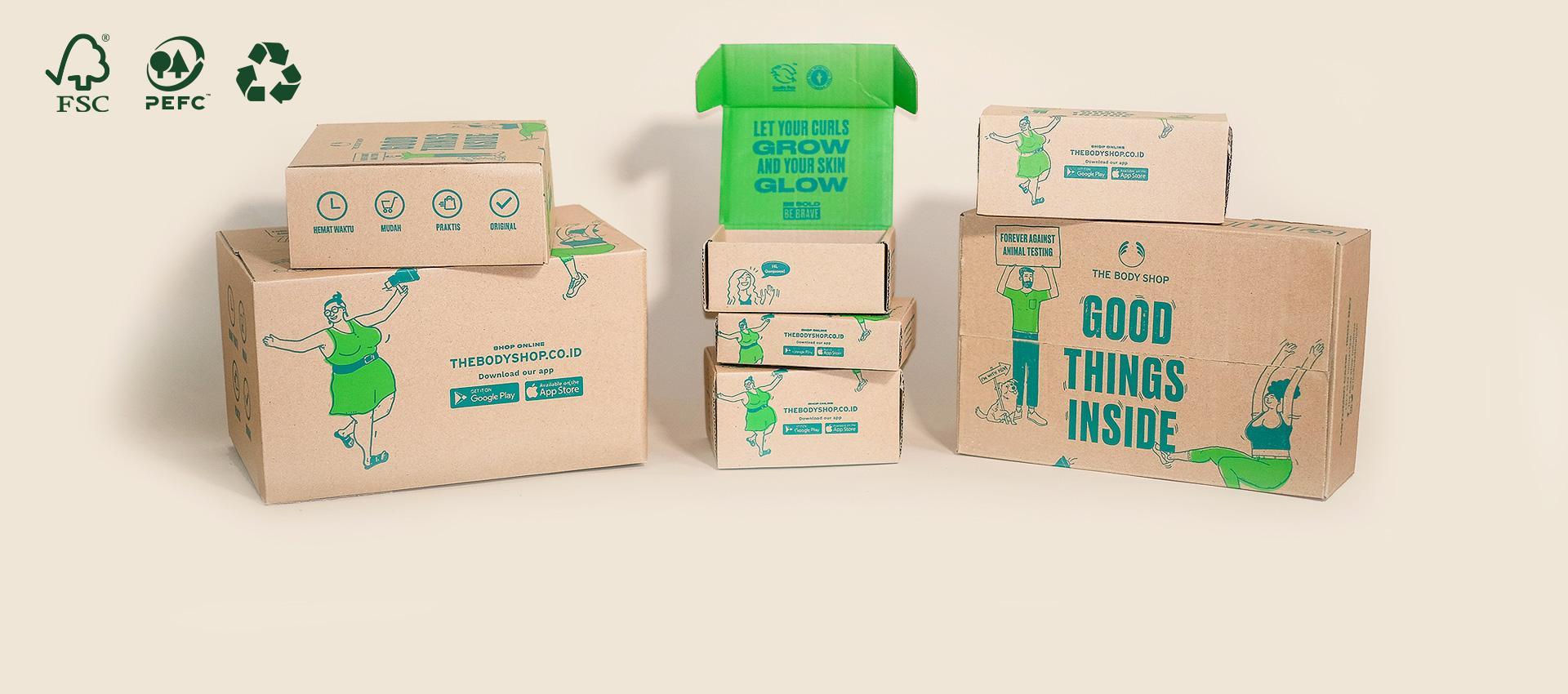 CERTIFIED BOX AND UPCYCLED-DESIGN BAG GREENER WAY TO GIFT