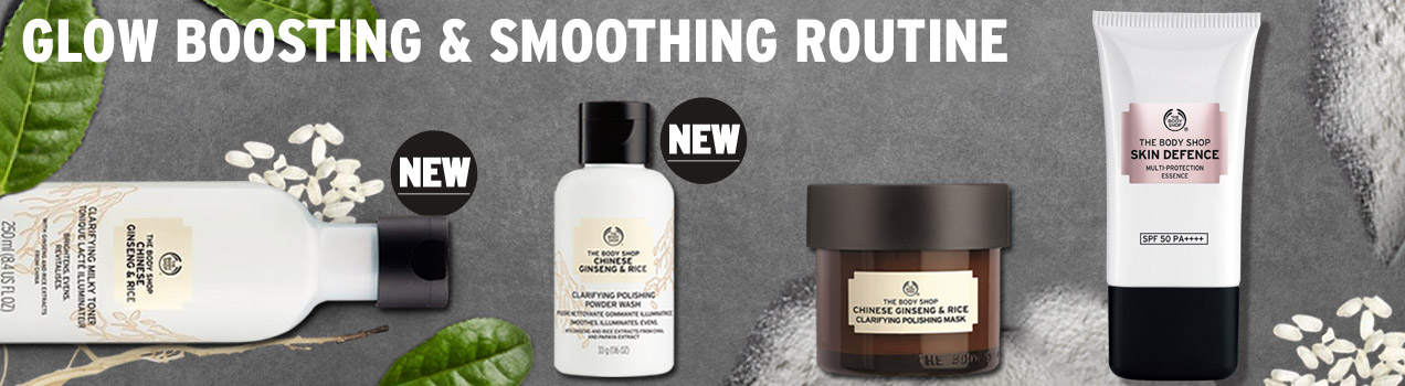 GLOW BOOSTING & SMOOTHING ROUTINE GLOW BOOSTING & SMOOTHING ROUTINE