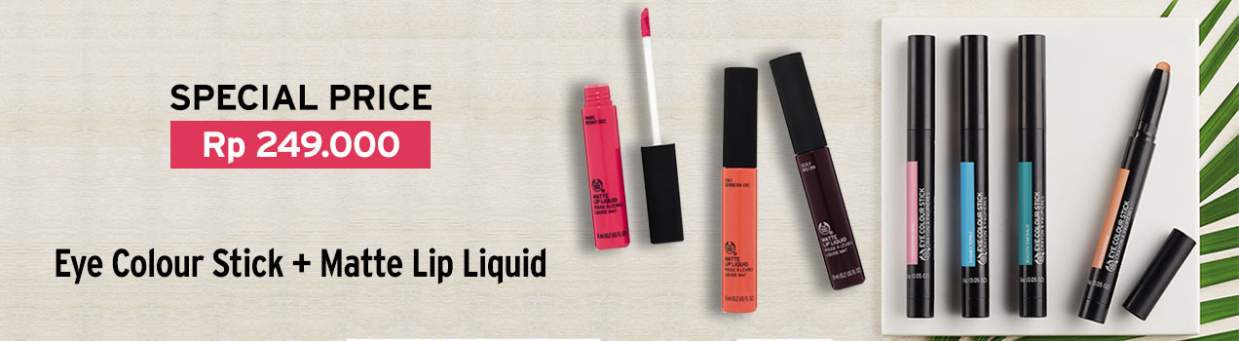 Eye colour stick + Matte Lip Liquid