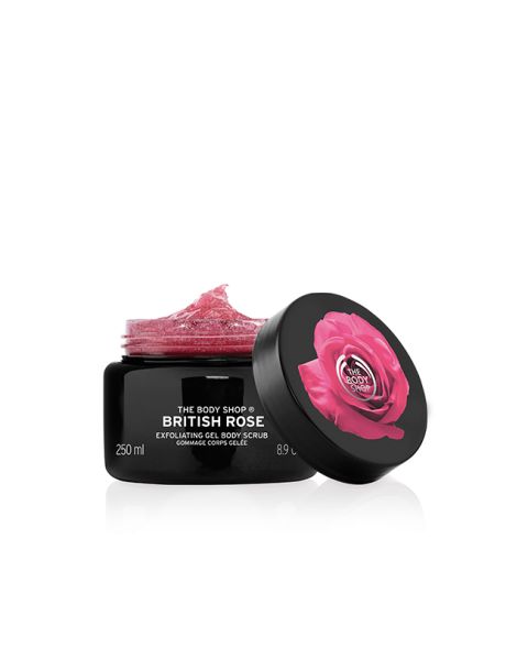 BRITISH ROSE BODY SCRUB 250ML